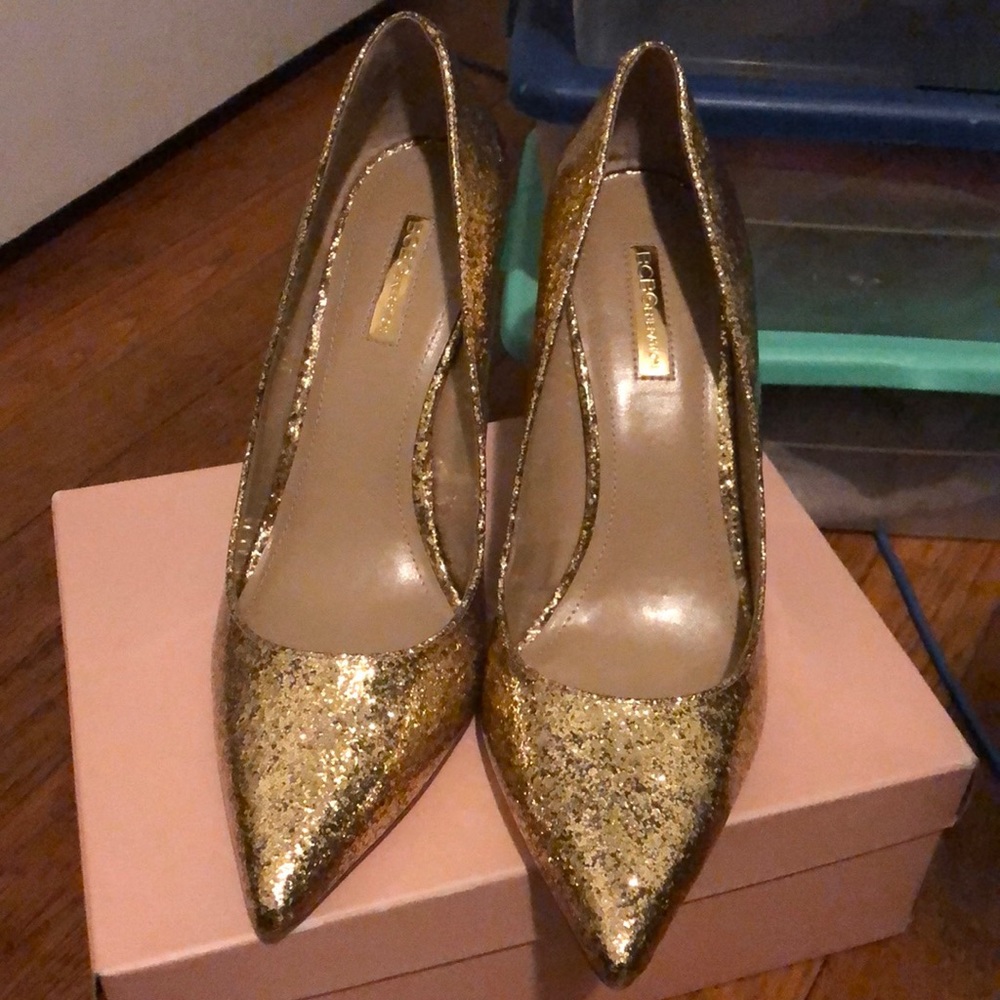 Dark Gold Glass Glitter